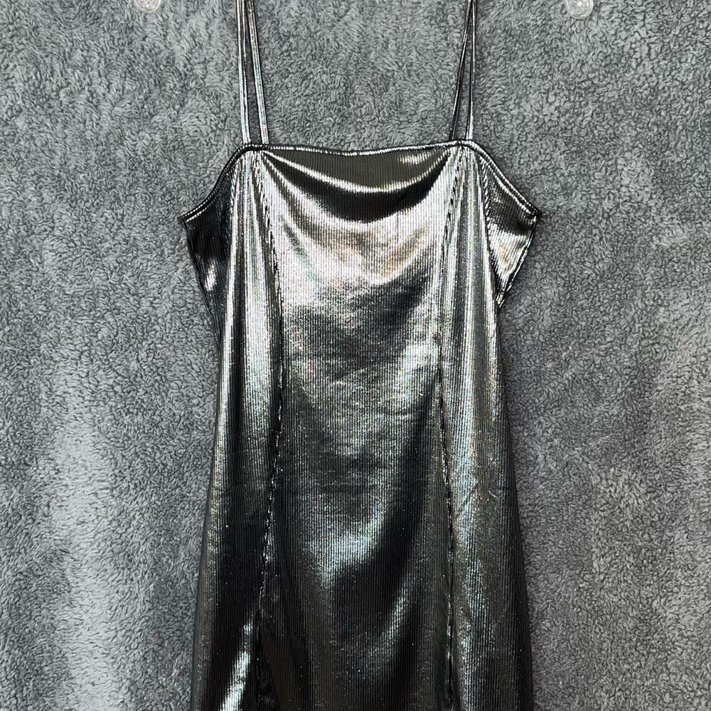H&M Shiny Metallic Dress